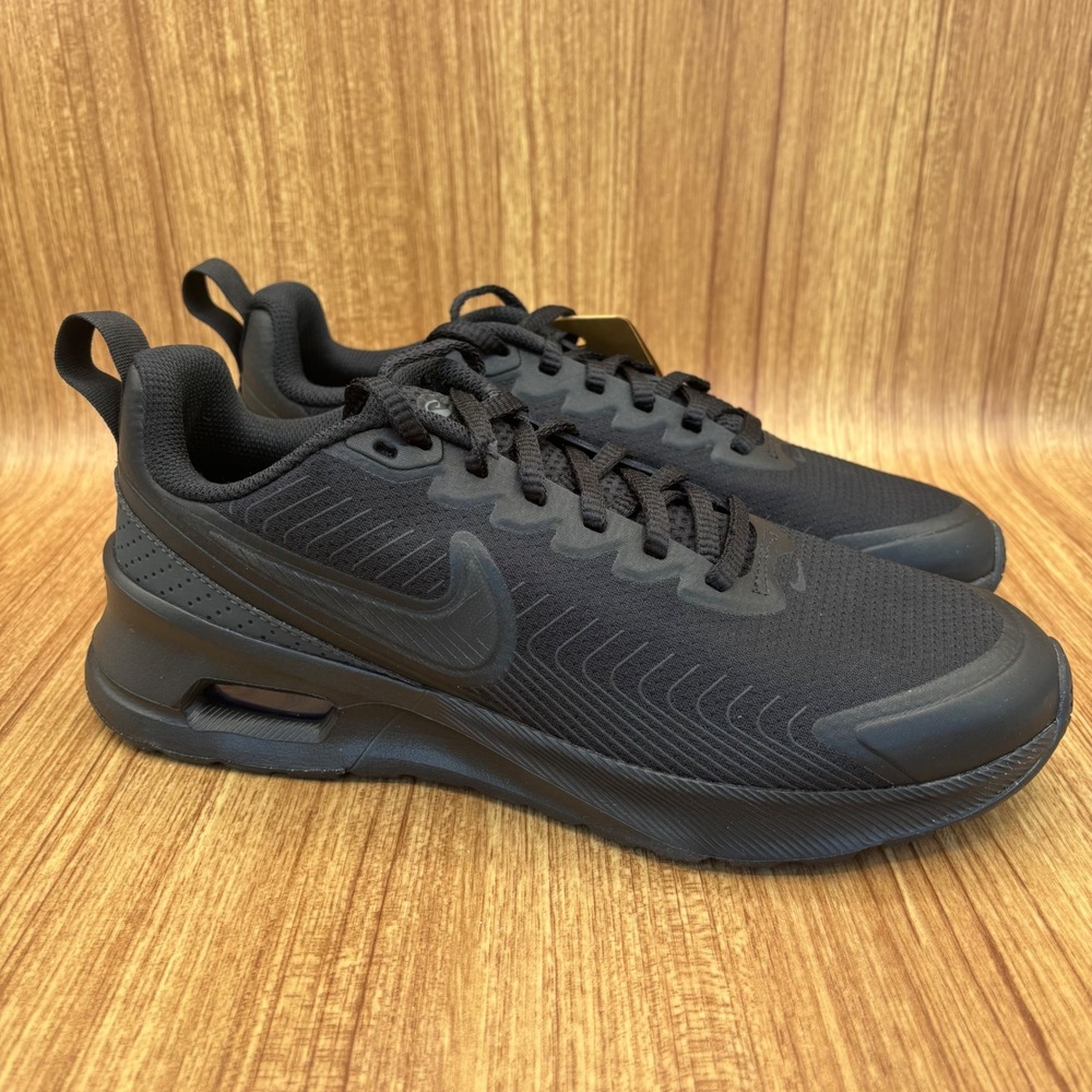 Nike Air Max Nuaxis Triple Black Anthracite Mens Size 8 FD4329-004Sneakers NEW